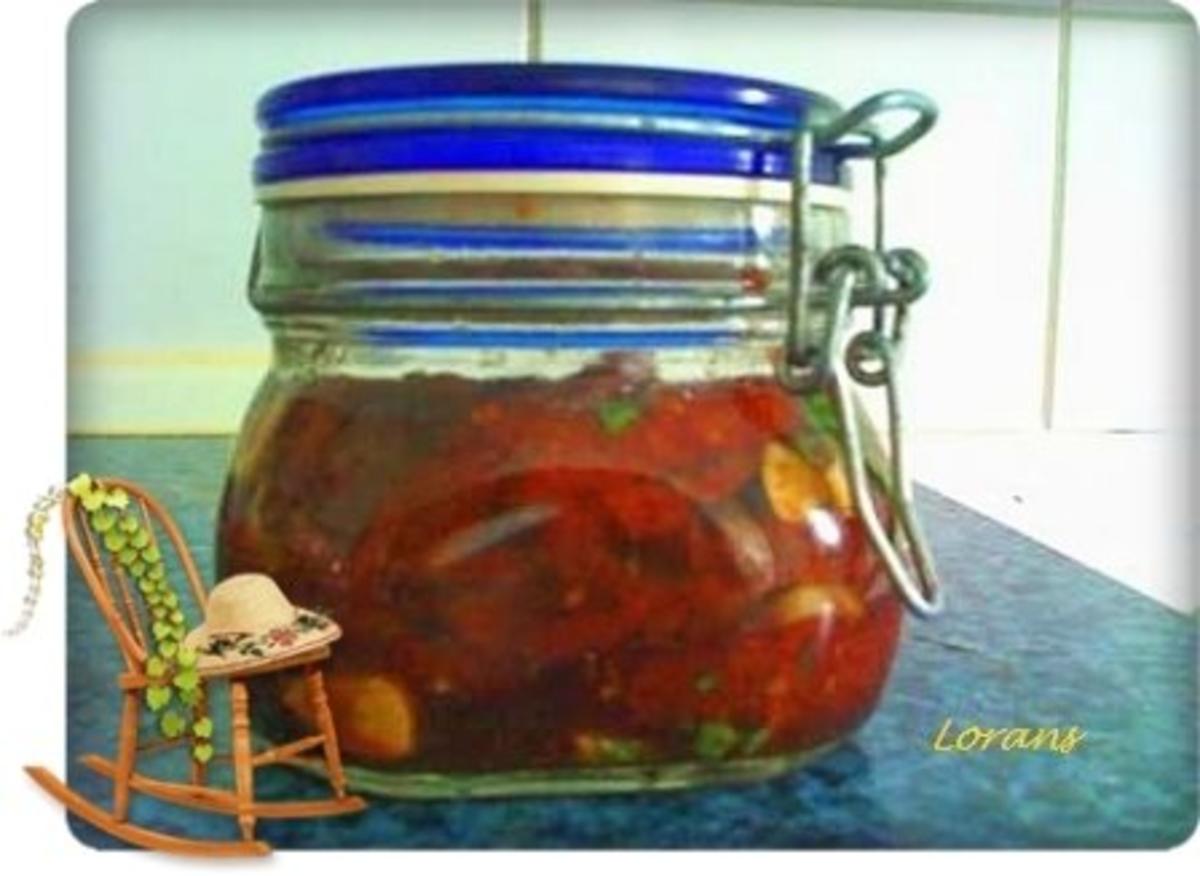 Eingemachtes:  Eingelegt  getrocknete Tomaten - Rezept