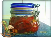 Rezept: Eingemachtes: Eingelegt getrocknete Tomaten Eingemachtes: Eingelegt getrocknete Tomaten - Rezept
