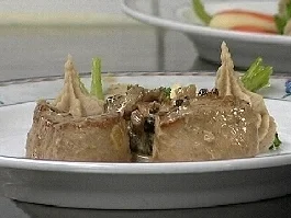 Schweinefilet mit Pfifferlingen und Kartoffel-Maronen-Püree - Rezept