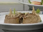 Schweinefilet mit Pfifferlingen und Kartoffel-Maronen-Püree - Rezept