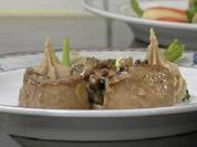 Rezept: Schweinefilet mit Pfifferlingen und Kartoffel-Maronen-Püree Schweinefilet mit Pfifferlingen und Kartoffel-Maronen-Püree - Rezept