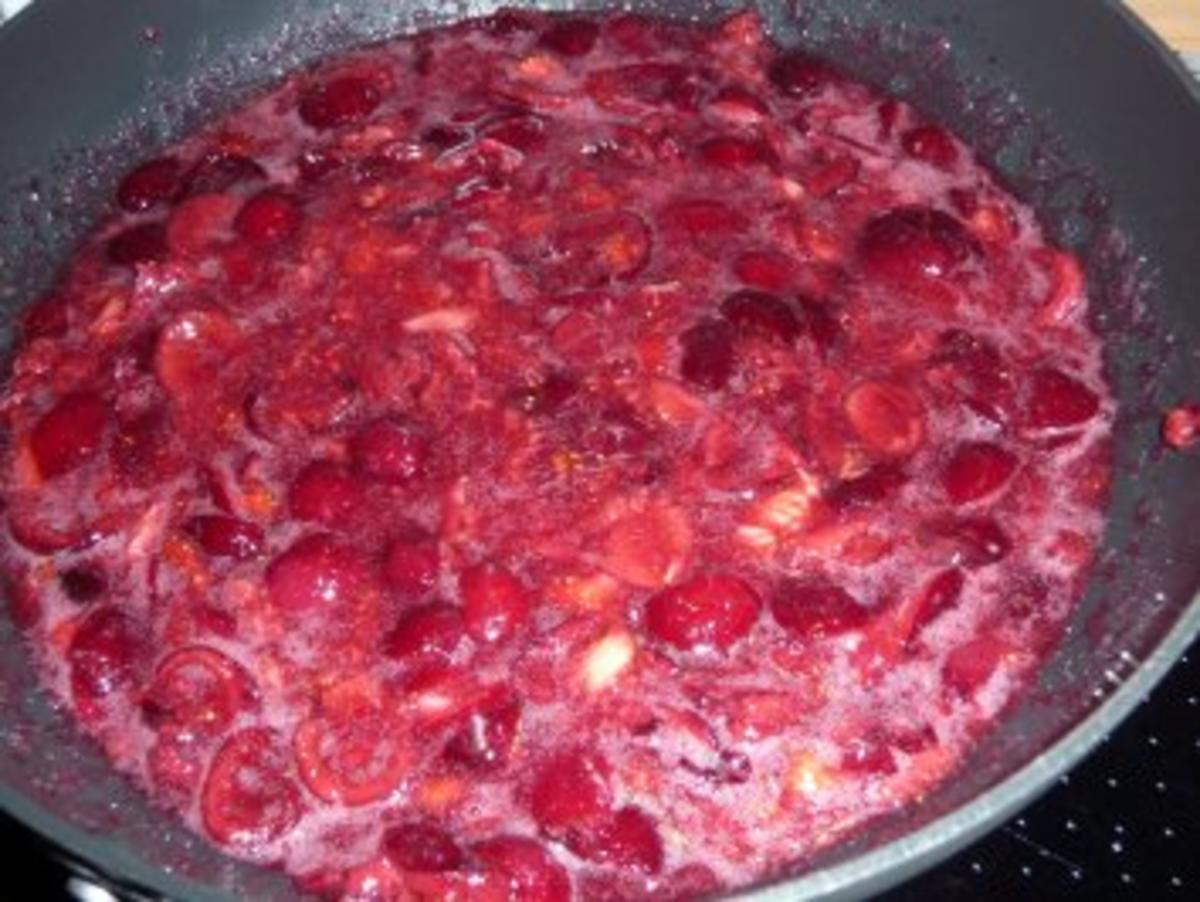 Erdbeer - Kirschmarmelade - Rezept - Bild Nr. 3