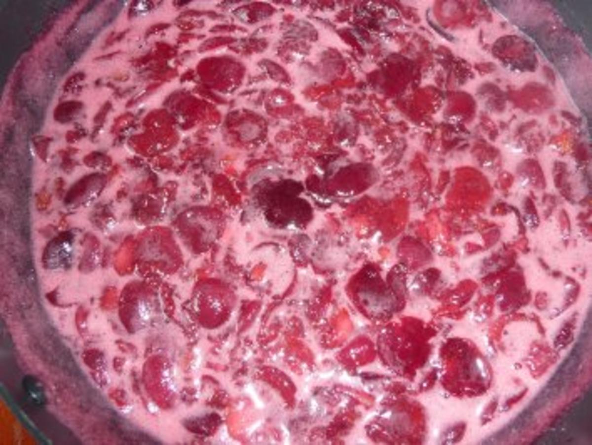 Erdbeer - Kirschmarmelade - Rezept - Bild Nr. 2