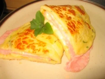 Rezept: Verschiedenes: Basilikumpfannkuchen "Cordon bleu" Verschiedenes: Basilikumpfannkuchen "Cordon bleu" - Rezept