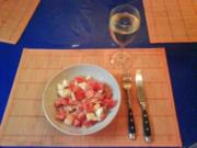 Salat: Tomatensalat mit Ei - Rezept