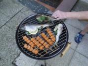 Dorsch und grüne Heringe auf Grill  (Fotos) - Rezept