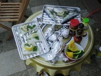 Rezept: Dorsch und grüne Heringe auf Grill (Fotos) Bild Nr. 9 Dorsch und grüne Heringe auf Grill (Fotos) - Rezept - Bild Nr. 9