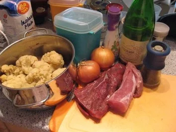 Rezept: Filetgeschnetzeltes mit gebratenem Blumenkohl Filetgeschnetzeltes mit gebratenem Blumenkohl - Rezept