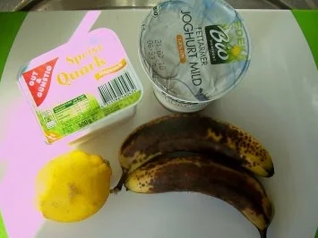 Rezept: Getränk: Bananen-Quark-Shake Bild Nr. 2 Getränk: Bananen-Quark-Shake - Rezept - Bild Nr. 2