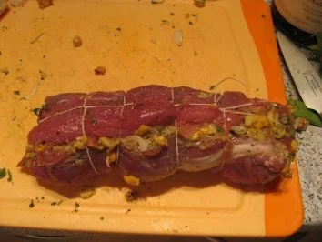 Rezept: Filetroulade mit Pilz-Zwiebel-Füllung Bild Nr. 6 Filetroulade mit Pilz-Zwiebel-Füllung - Rezept - Bild Nr. 6