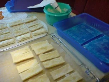 Knusperschnitten mit Mango-Joghurt - Rezept - Bild Nr. 2