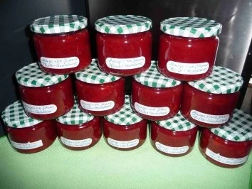 Marmelade: Mango+rote Johanna+Pfirsich+Stachelbeere - Rezept