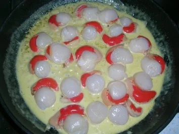 Noix de St Jacques á la Vanille - Jakobsmuscheln mit Vanille - Rezept - Bild Nr. 2