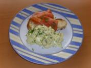Eiersalat mit Sahnesauce - Rezept