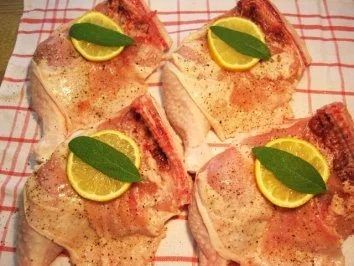 Hähnchenschenkel aus dem Ofen ... - Rezept - Bild Nr. 3