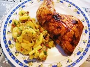 Hähnchenschenkel aus dem Ofen ... - Rezept