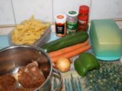 Nudel-Gemüse-Pfanne - Rezept