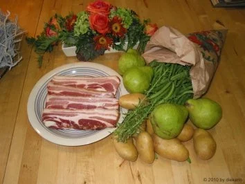 Rezept: Hauptgericht Birnen, Bohnen und Speck Bild Nr. 3 Hauptgericht Birnen, Bohnen und Speck - Rezept - Bild Nr. 3