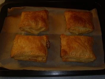 Pikante Kuchen: Blätterteigtaschen herzhaft gefüllt - Rezept - Bild Nr. 6