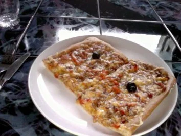 Rezept: Vollkorn-Dinkel-Pizza Bild Nr. 5 Vollkorn-Dinkel-Pizza - Rezept - Bild Nr. 5