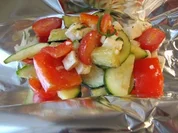 Gemüse-Feta-Grillpäckchen - Rezept