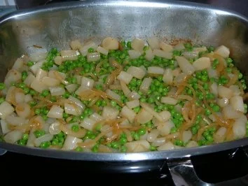 Fleisch : Koteletts im Erbsen-Schwarzwurzel-Bett - Rezept - Bild Nr. 6