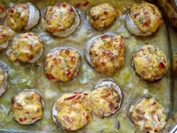 Gefüllte Champignons - Rezept