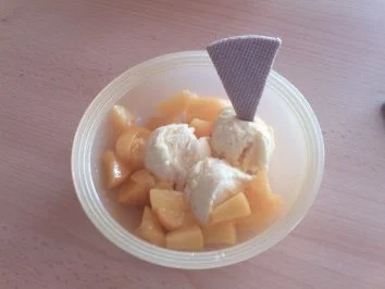 Pfirsich Joghurt Eis - Rezept - Bild Nr. 4