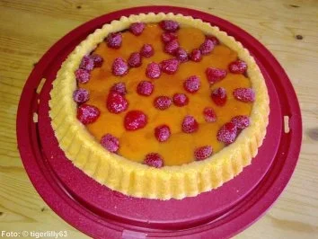 Aprikosen-Himbeer-Kuchen - Rezept