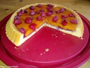 Aprikosen-Himbeer-Kuchen - Rezept - Bild Nr. 2