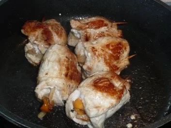 Rezept: Fleisch: Minutensteak - Röllchen gefüllt mit eingelegtem Sommergemüse Bild Nr. 3 Fleisch: Minutensteak - Röllchen gefüllt mit eingelegtem Sommergemüse - Rezept - Bild Nr. 3