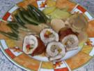 Fleisch: Minutensteak - Röllchen gefüllt mit eingelegtem Sommergemüse - Rezept