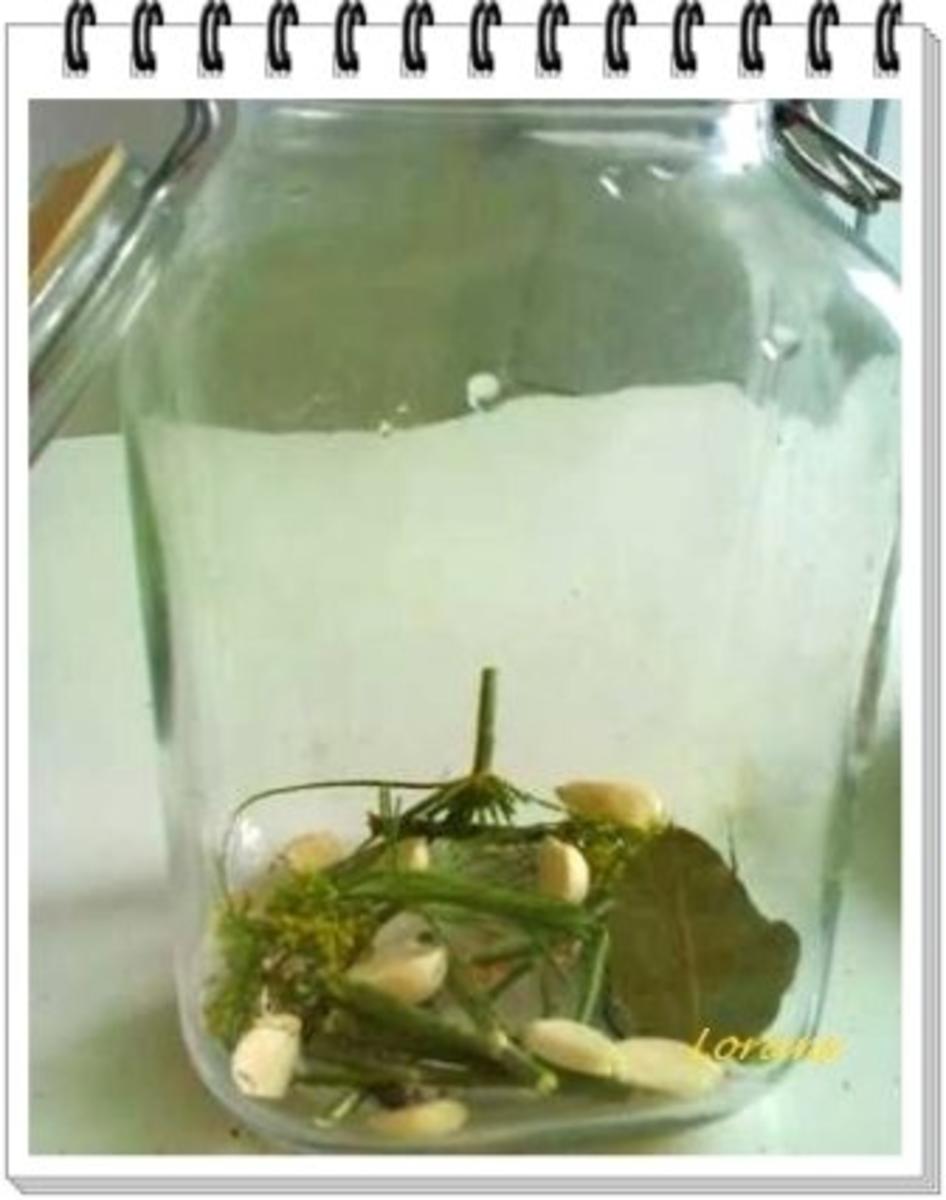 Eingemachtes:  Salzgurken, im Einmachglas - Rezept - Bild Nr. 13