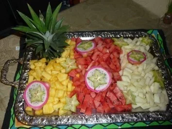 Obstplatte a la Jastin - Rezept