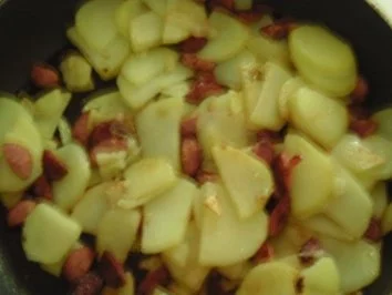 Bratkartoffeln mit Resten - Rezept - Bild Nr. 3