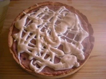 Kuchen: Apfelmuskuchen mit Preiselbeeren - Rezept - Bild Nr. 4