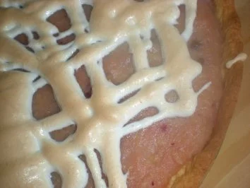 Kuchen: Apfelmuskuchen mit Preiselbeeren - Rezept - Bild Nr. 5