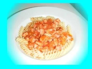 Tomatensoße mit Jagdwurst - Rezept