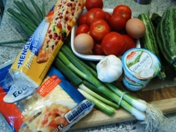 Rezept: Tomaten-Zuccini-Kuchen Bild Nr. 2 Tomaten-Zuccini-Kuchen - Rezept - Bild Nr. 2