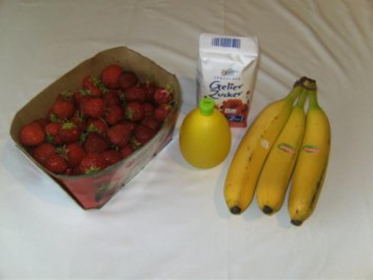 MARMELADE - Erdbeermarmelade mit Banane - Rezept