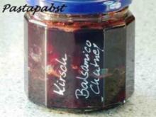 Kirsch-Balsamico-Chutney - Rezept