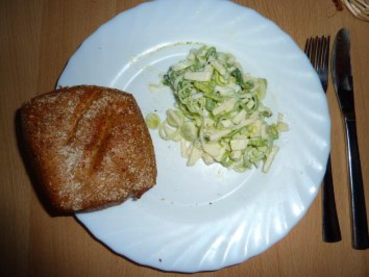 Salate: Porree-Apfel-Salat - Rezept - Bild Nr. 5