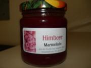 M+G:  HIMBEER - MARMELADE..... ohne Frucht-Körnchen - Rezept