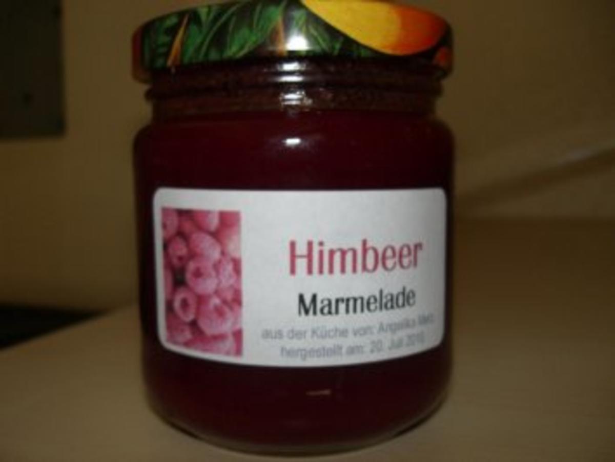 Bilder für M+G: HIMBEER - MARMELADE..... ohne Frucht-Körnchen - Rezept