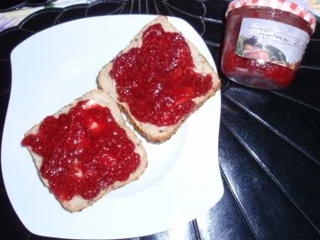 Rezept: Himbeermarmelade Bild Nr. 5 Himbeermarmelade - Rezept - Bild Nr. 5