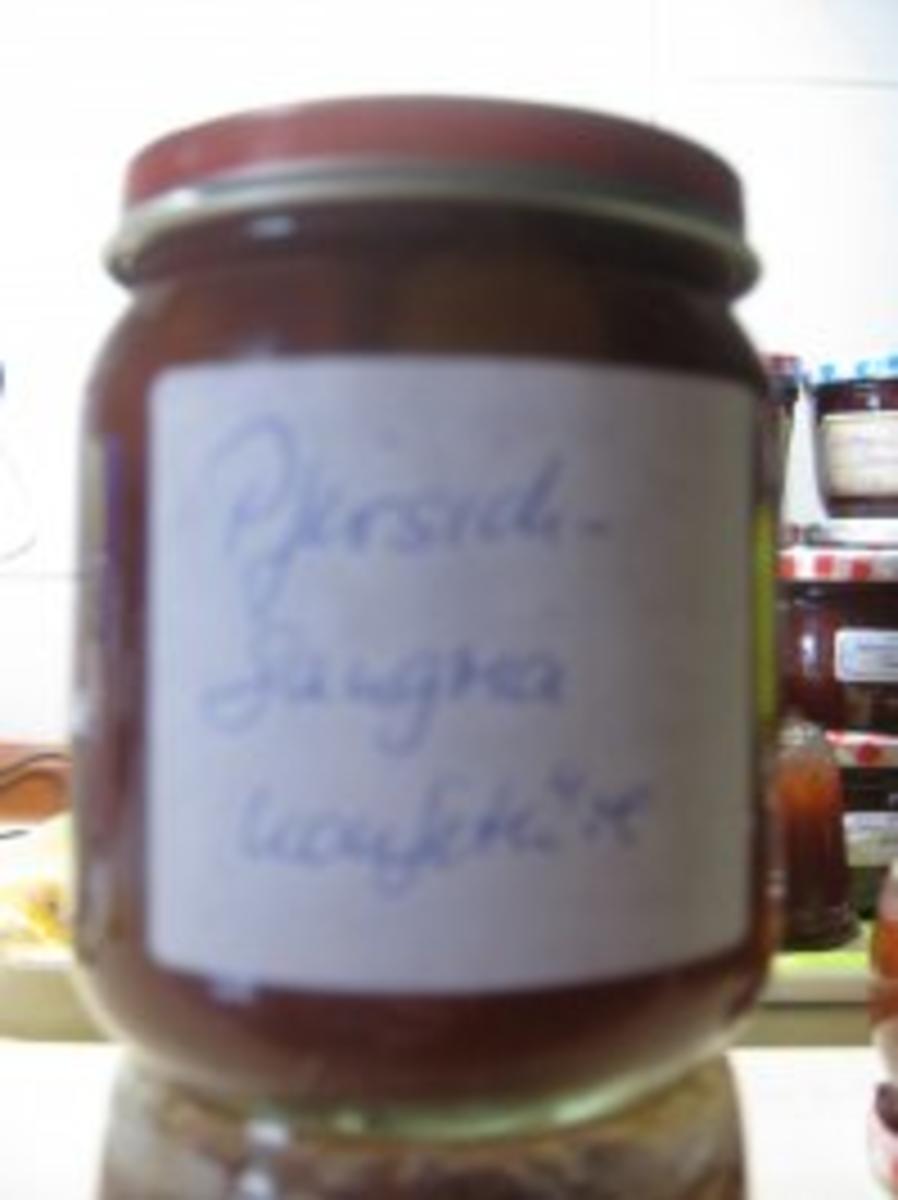 Pfirsich-Sangria Konfitüre - Rezept