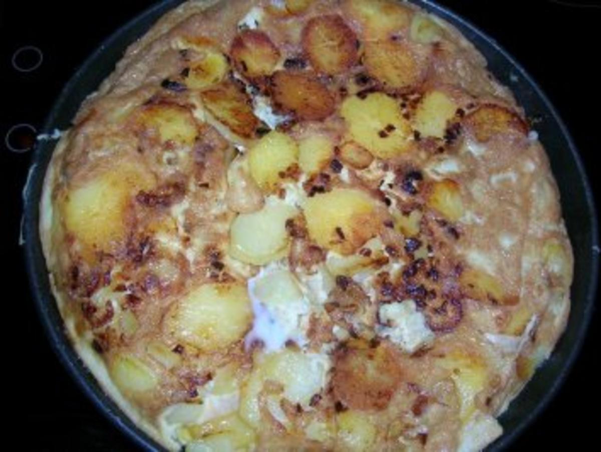 Tortilla de Patatas - als Beilage zu meinem Duroc Schwein - Rezept