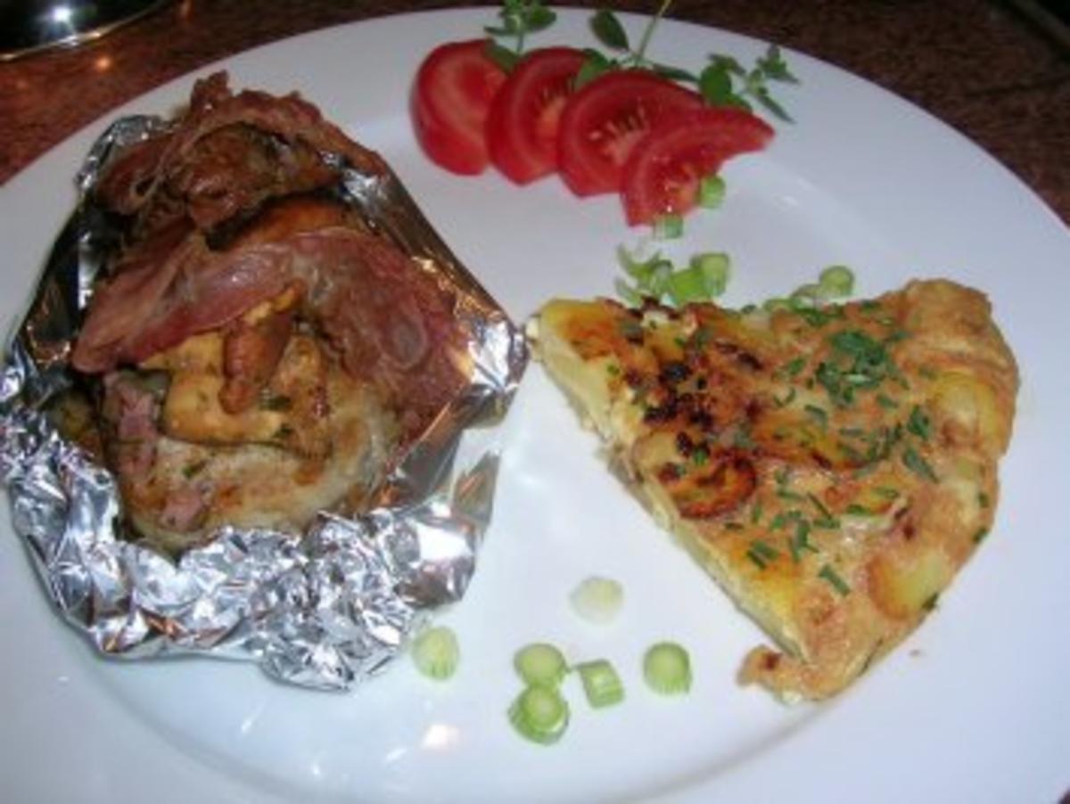 Tortilla de Patatas - als Beilage zu meinem Duroc Schwein - Rezept - Bild Nr. 2