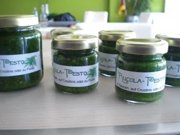 Rezept: Rauken-Koriander-Paste Rauken-Koriander-Paste - Rezept