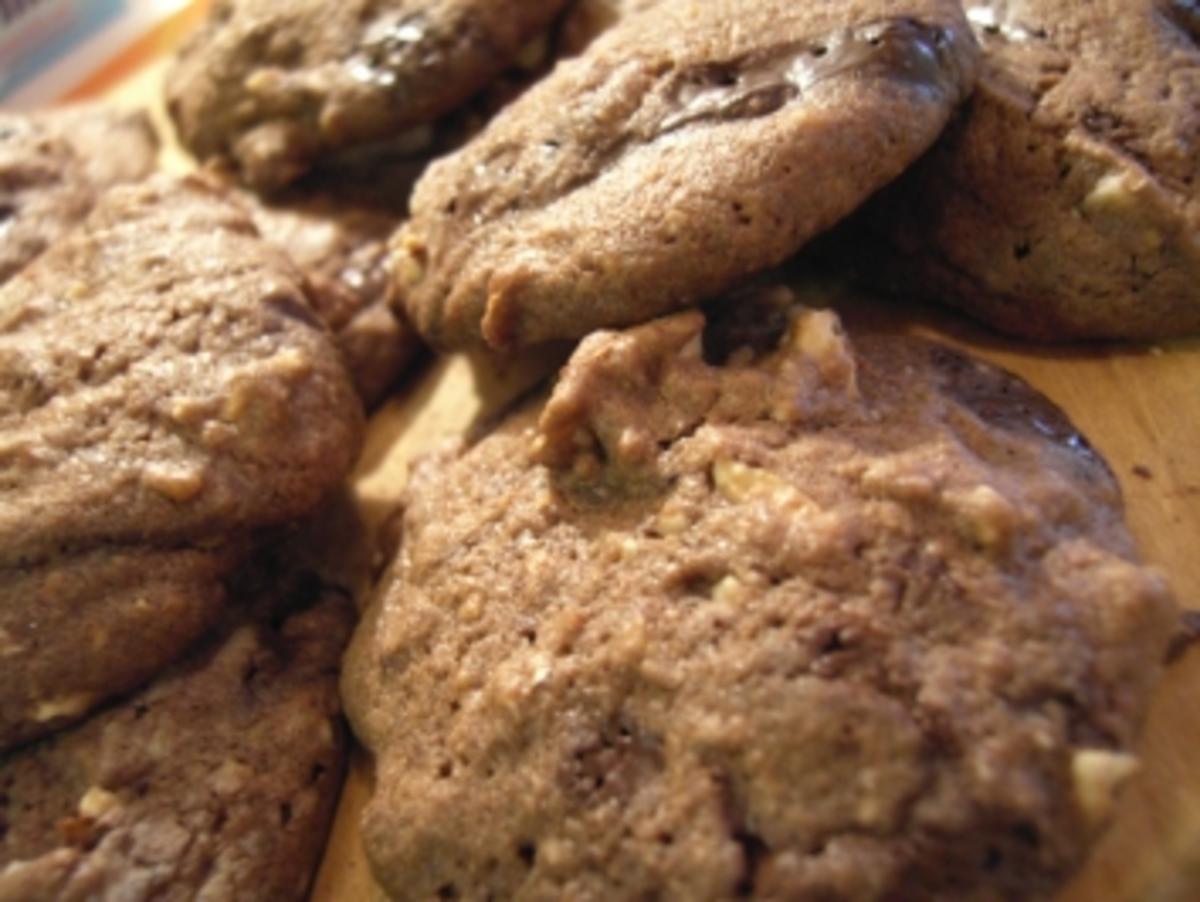 Plätzchen: Schoko Cookies - Rezept - Bild Nr. 6